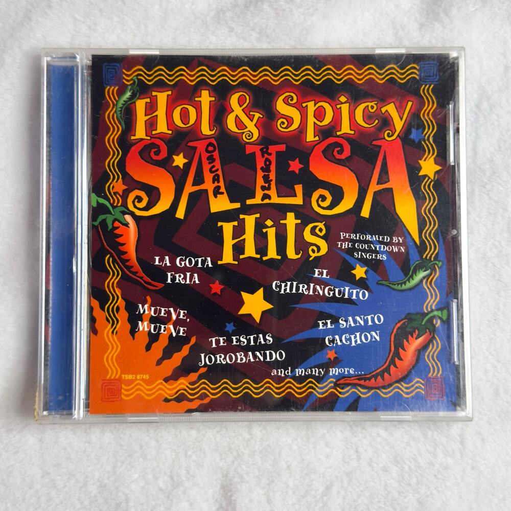 Hot & Spicy Salsa Hits CD – The Countdown Singers – Latin Merengue Cumbia 1996